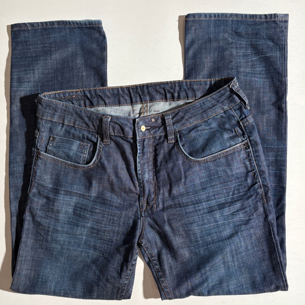 Buffalo David Bitton Dark Indigo Relaxed Jeans